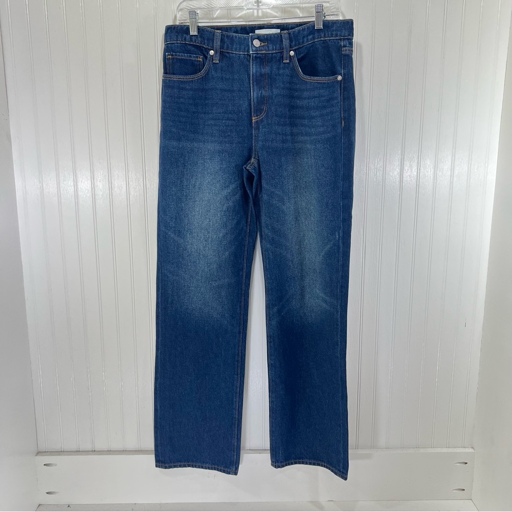 LOFT Dark Blue Boyfriend Jeans